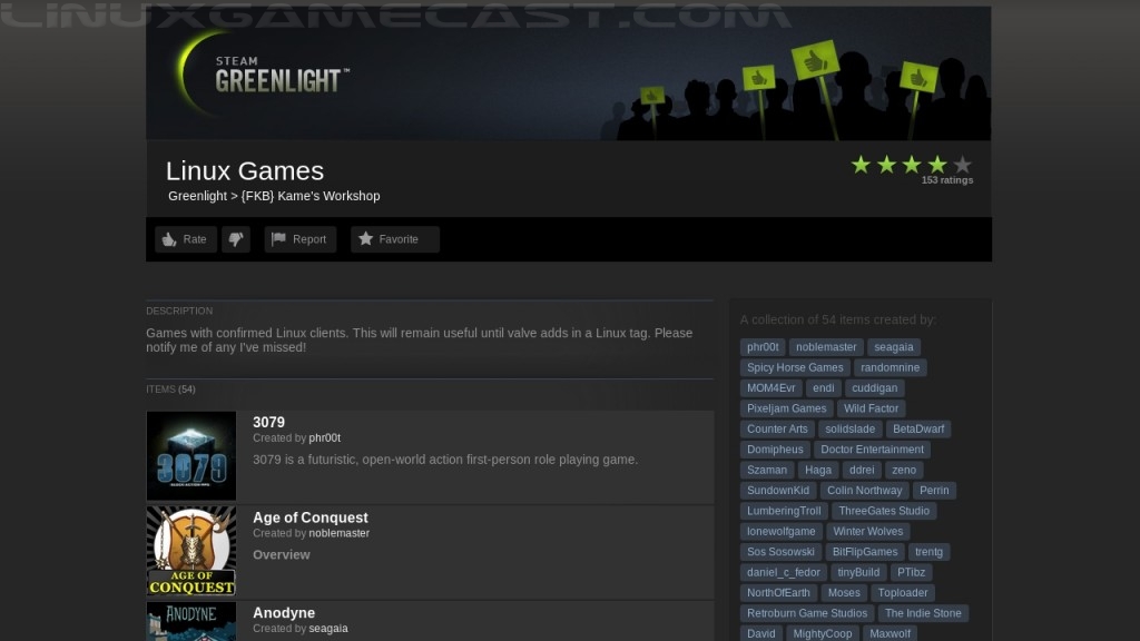 Steam Greenlight Games With Confirmed Linux Clients