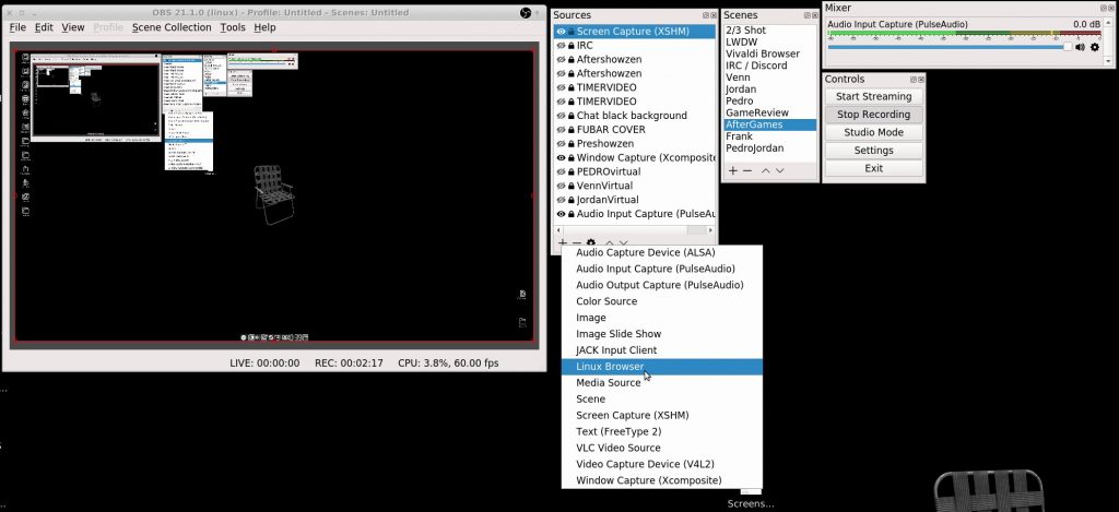 OBS Linux Browser Plugin + Discord Chat Overlay – Linux Game Cast