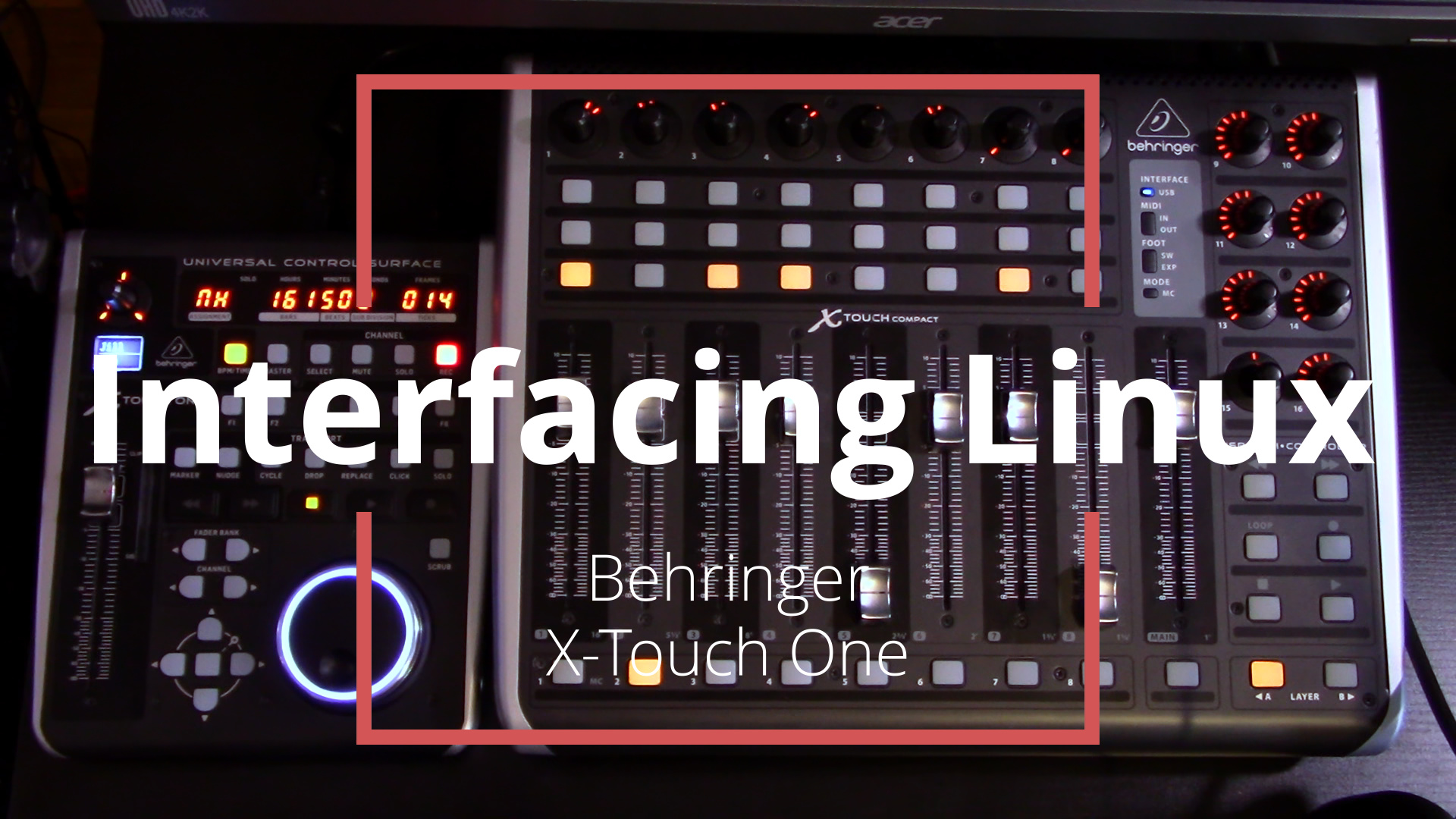 Interfacing Linux: X-Touch One – Linux Game Cast